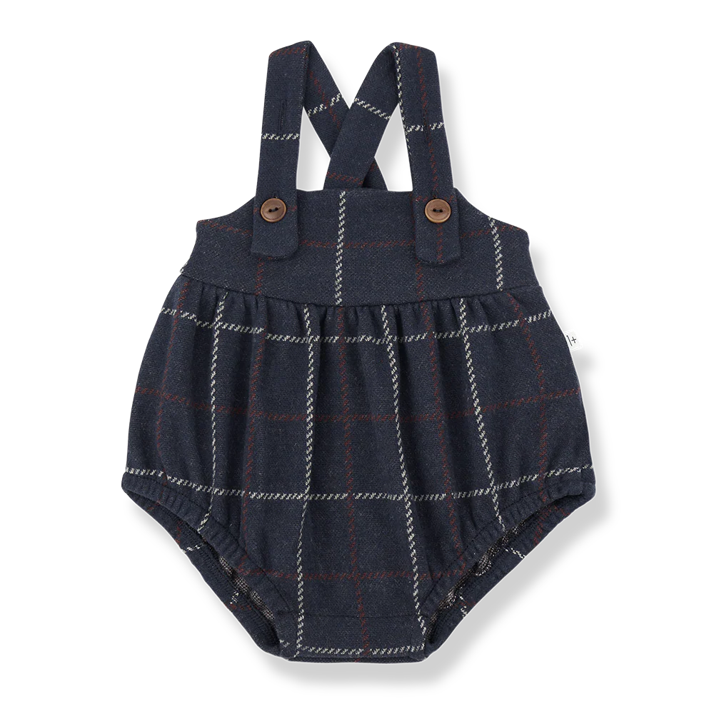 1+ In The Family Dark Blue Boris Romper