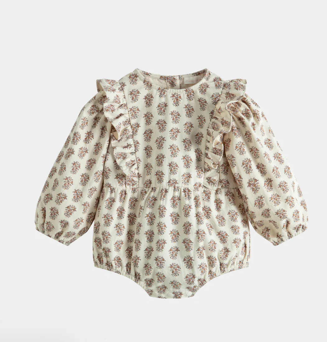 Cera Una Volta Cream Flower Nina Romper