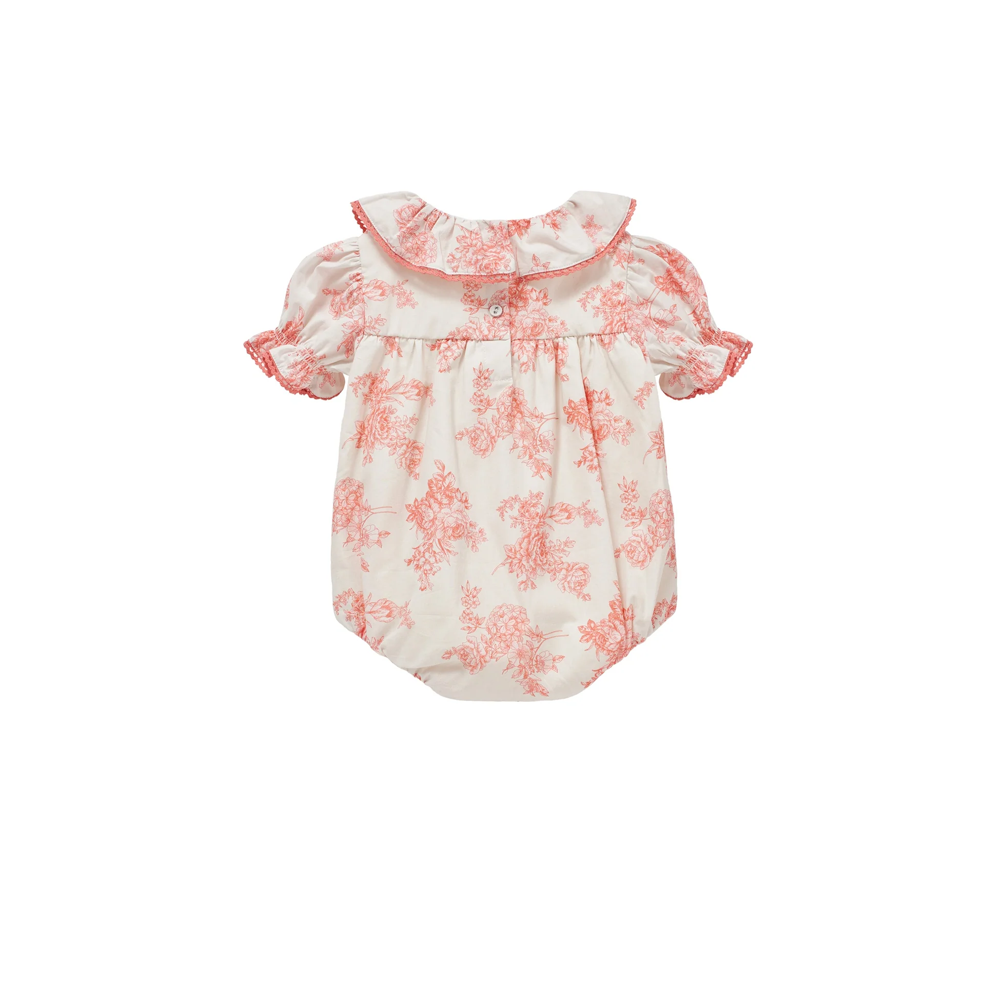 Cera Una Volta Toile De Jouy Pink Agapi Romper - Image 2