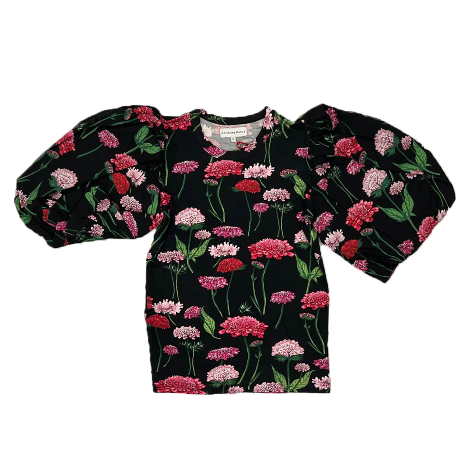 Christina Rohde Floral Print Top No. 4410 115