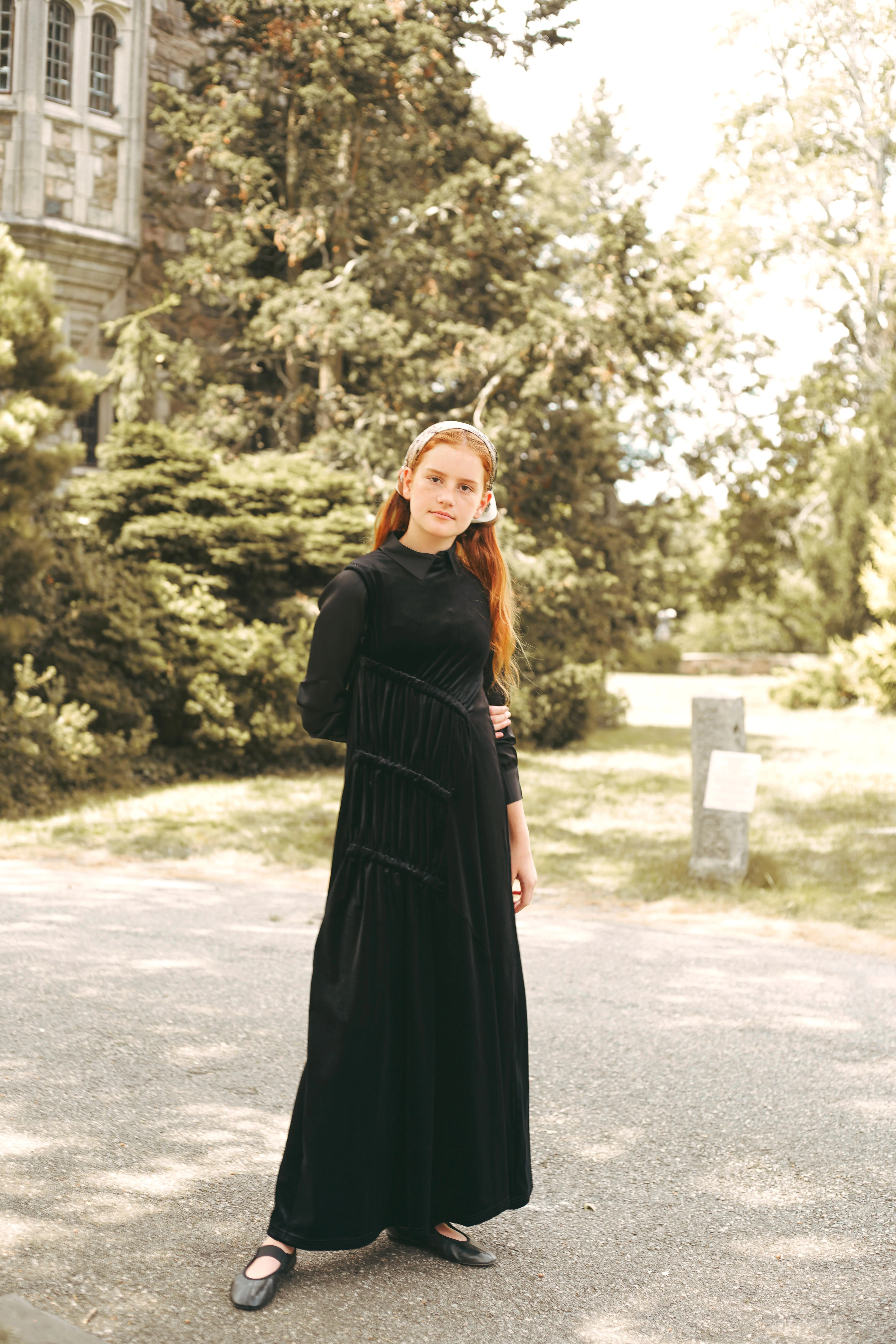 Urban Edge Black Ruched Maxi Cardi - Image 2